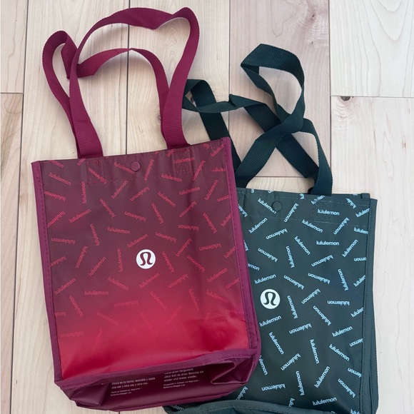 lululemon athletica Handbags - lululemon athletica Red and Green Tote Bags